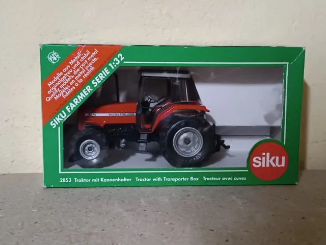 Siku Farmer Serie 2853, Traktor mir Kannenhalter, 1:32, mit OVP, Massey Ferguson