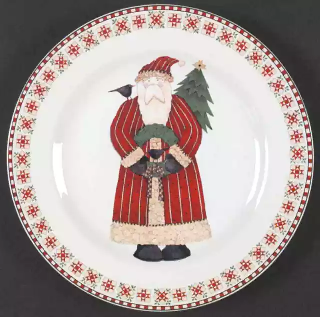 Sakura Santas Retweet Salad Plate 5889557