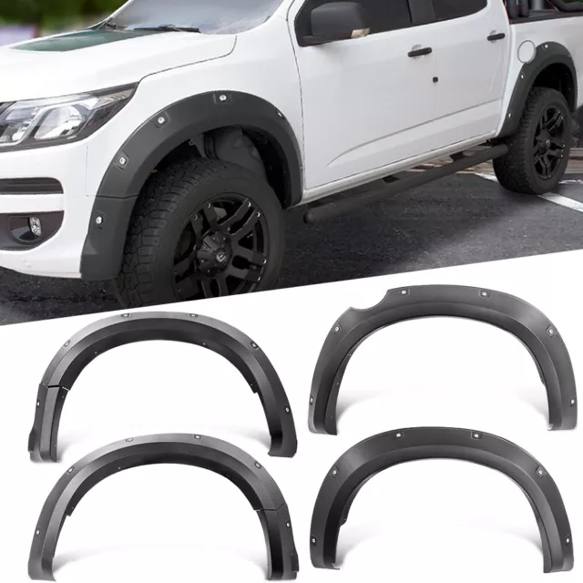 Matt Black Fender Flares Kits For Holden Colorado RG 2016 2017 2018 2019 2020