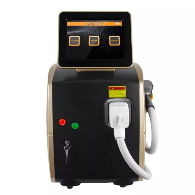 755 810 1064 nm macchina depilazione viso corpo laser a diodi 3 lunghezze d'onda indolore