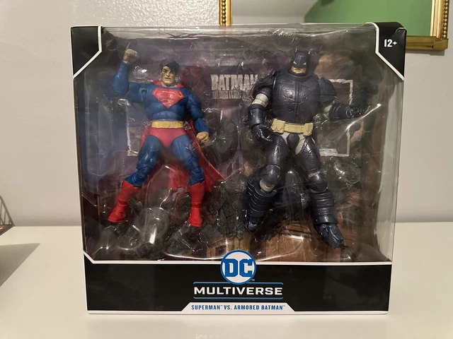 NEW! McFarlane DC Multiverse Armored BATMAN vs SUPERMAN Dark Knight Returns