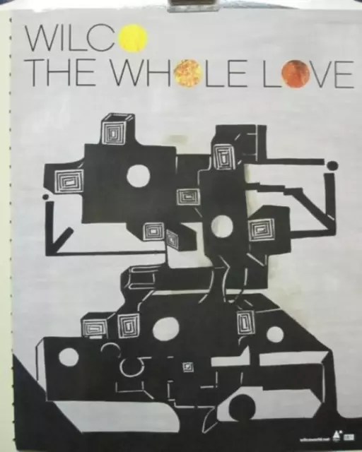 WILCO 2011 THE WHOLE LOVE "COVER" PROMOTIONAL POSTER New old stock Flawless