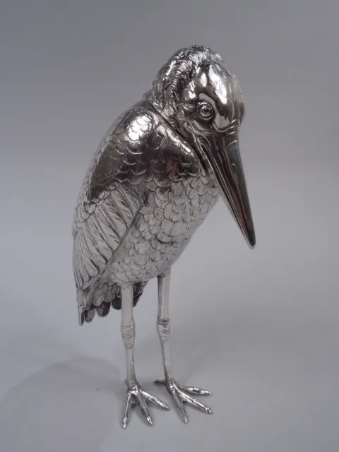 Neresheimer Spice Boîte Ancien Figuratifs Animal Oiseau Raven Hanau Allemand 800