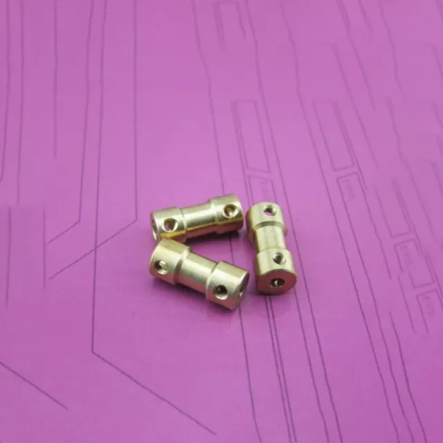 Motor Copper Shaft Coupling Coupler 2-5mm Motor Joint Connector Sleeve Adapter 3