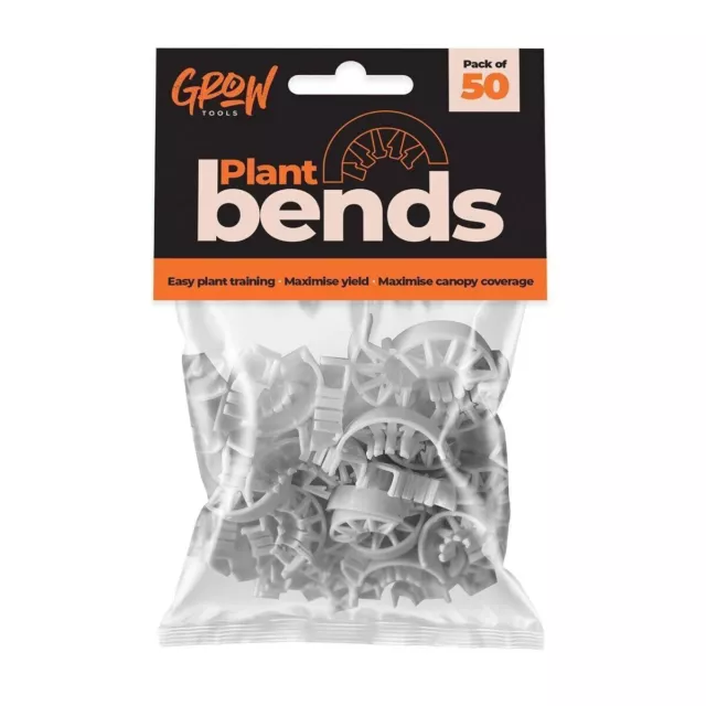 Plant Bends Hydroponics Pack Of 50 Plant Bend Support Plastic Gentle Reusable