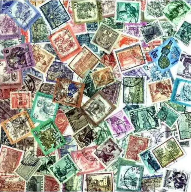Österreich Briefmarken Sammlung - 100 Verschiedene Briefmarken