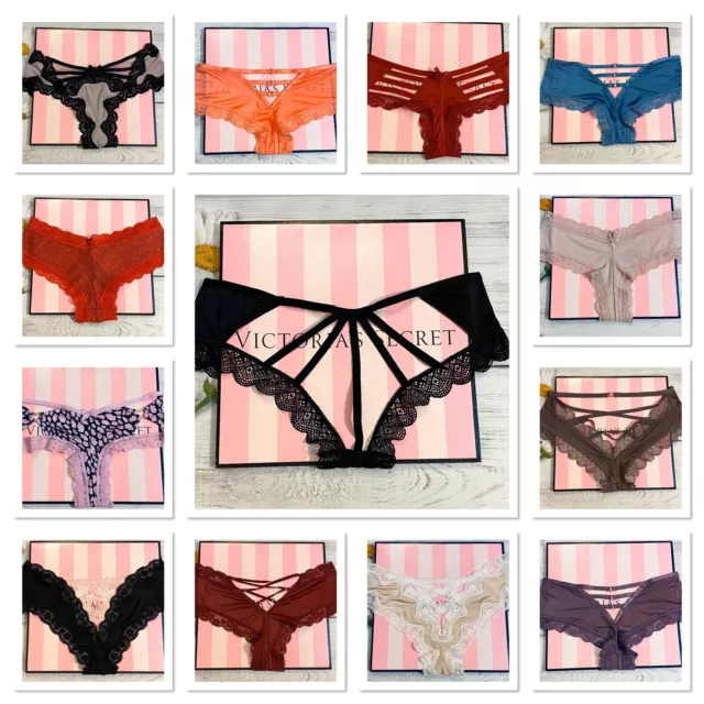 NWT VICTORIA'S SECRET Strappy Panties Lace Underwear Cheeky Panty