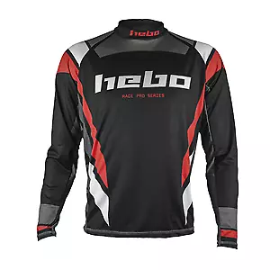 New 2022 Hebo Race Pro 3 Iii Trials Bike Riding Shirt / Jersey Top Quality Black