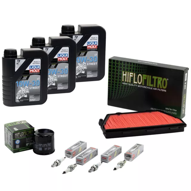 Mantenimiento Aceite Kit 3L para Honda CBR 1000RR SC59 08-16 Filtro De Bujía