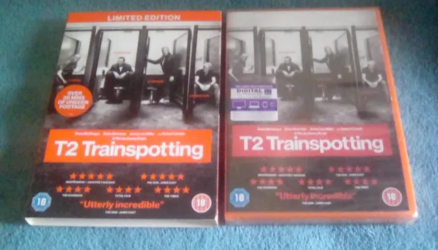 T2 Trainspotting - Limited Edition - DVD With Slipcover - Brand New & Sealed