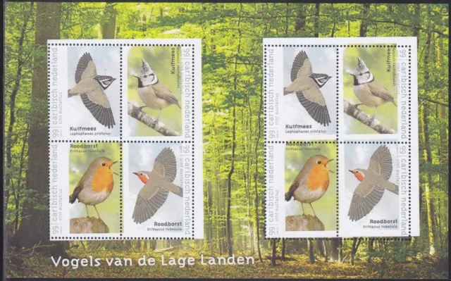 Caribbean Netherlands Issue 2018 (MS 18) Birds