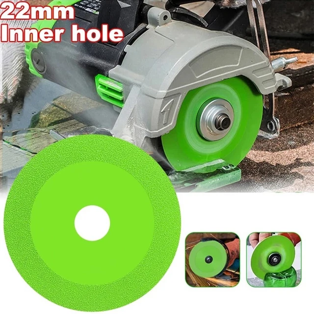 22mm-Porcelain Tuile Turbo Diamant Sec Coupe Disque Broyeur Verre Roue Lame Scie