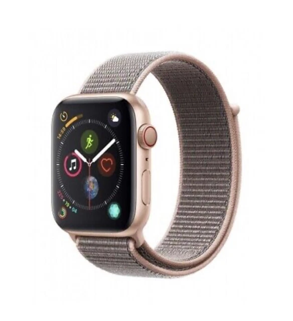 Apple Watch Series 4 44mm GPS Smart WatchGold Aluminium Case Pink Sand Sport