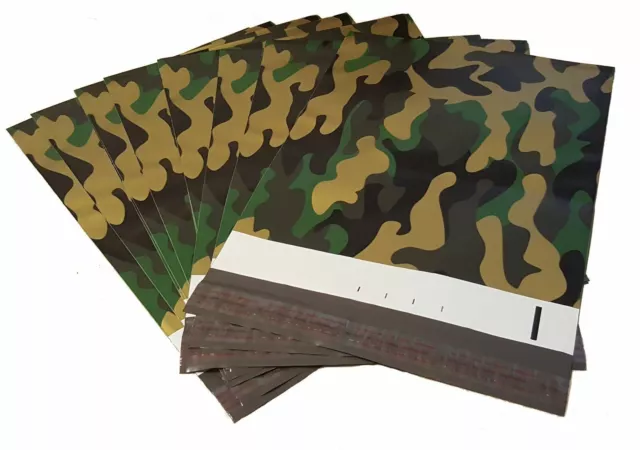 100 9x12 Camo Poly Mailer Plastic Shipping Bag Envelopes Polybag Polymailer