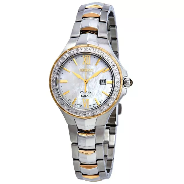 Seiko Coutura Quadrante IN Madreperla Bicolore Orologio da Donna SUT240