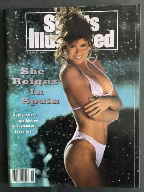 Sports Illustrated Magazine-March 9 1992-Kathy Ireland-Swimsuit '92-Tiger Woods