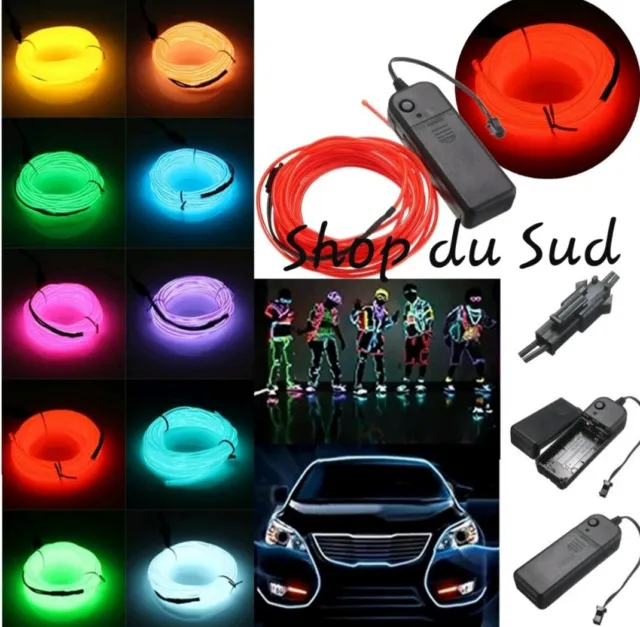 Bande Led 2M + Boîtier Eclairage Tableau de bord Auto Tuning 8 Coloris au choix 3