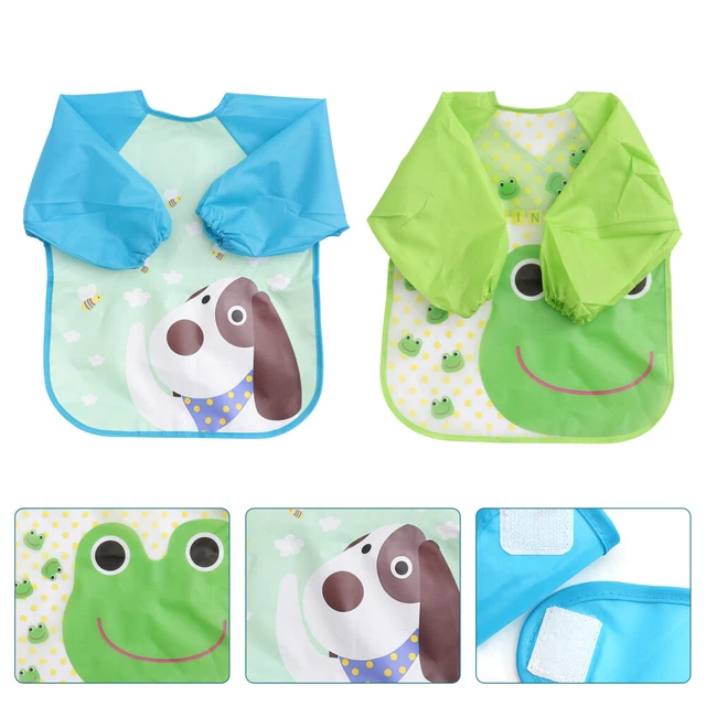 2 pz tuta per cuccioli bambino cartone animato mantello mangiare bambini