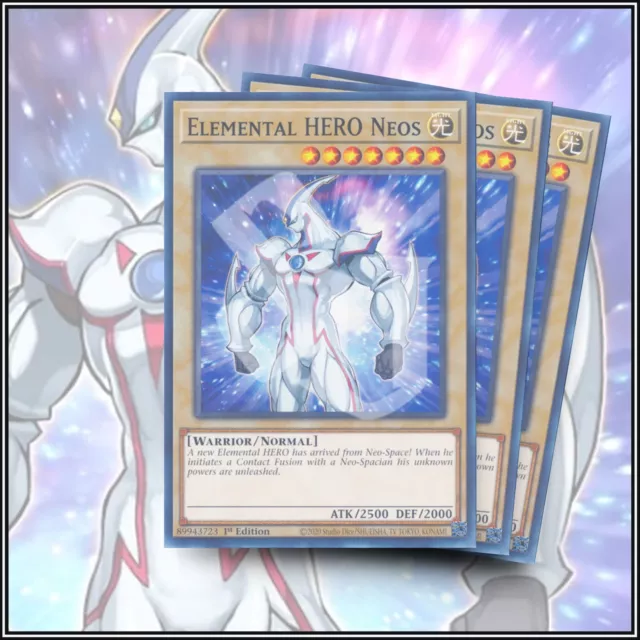 YuGiOh ELEMENTAL HERO NEOS x3 | JADEN'S DECK ▪️ BEST CARD ▪️ 1ST EDITION 💎