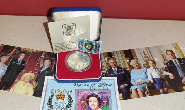 QUEEN ELIZABETH II Solid Silver Coin Jubilee Stamps Old King Charles III  Retro EUR 27,13 PicClick IT