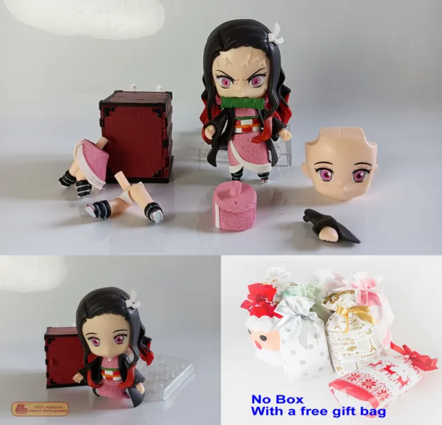 Anime Demon Slayer Kamado Nezuko Big head 1194# 4" Cute Action Figure Toy Gift