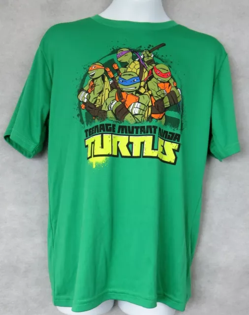 Teenage Mutant Ninja Turtles Officially Licensed Boys T-Shirt Green L Free Ship