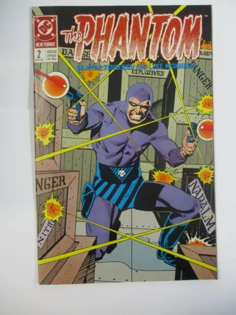 The Phantom #2 April 1989 Nm- Near Mint 9.2 Dc Comics Mark Verhiden