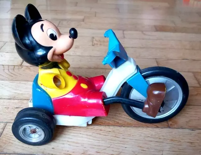 TOPOLINO triciclo MARX TOYS giocattolo d'epoca MICKEY MOUSE WDP Disney Hong Kong