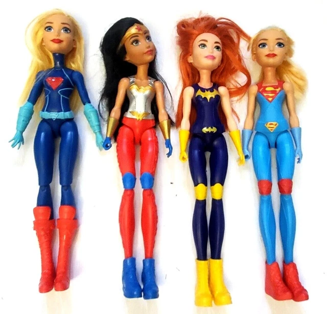 MATTEL DC COMICS Superhero Girls 12" Action Figures Lot Of 4 Dolls 18.
