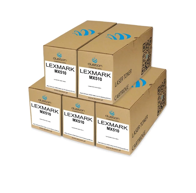 Cartouche Toner Lexmark 60F2X0E – Noir, Extra Haut Rendement, MX510 MX511 MX610, Neuve