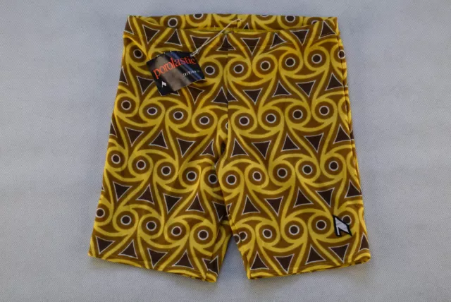 Pantaloncini da bagno Porolastic pantaloncini pantaloni corti slip pant swim vintage radio grafica 3 4 5