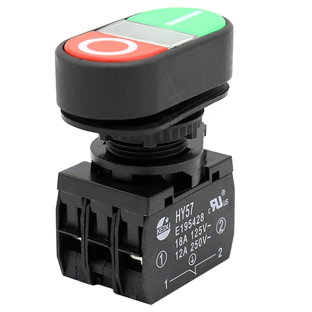 Interrupteur à Poussoir KEDU DL7 Pour Perceuse Bosch GSB120-LI - 4 Broches, Rouge, étanche