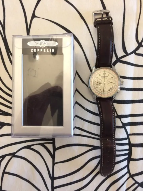 Zeppelin Chronograph set completo orologio da aviatore, LZ126 Los Angeles / condizioni TOP