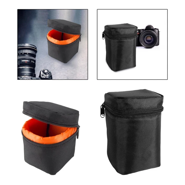 Cámara Objetivo Bolsa protectora, práctica, práctica, accesorios gruesos, a prueba de polvo