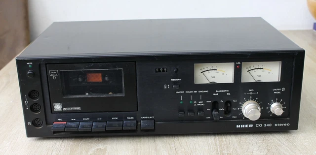 UHER CG 350 Platine Cassette Stéréo Vintage – À Réviser / Pour Pièces