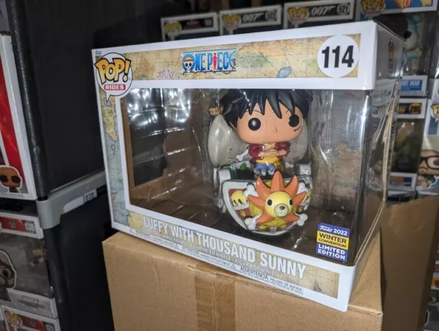 One Piece Luffy with Thousand Sunny 2022 Convención de Invierno LE Funko POP RIDE