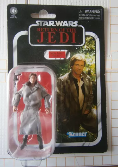 Star Wars Return of the Jedi Han Solo Trench Coat Endor Kenner Hasbro VC62- NEW.