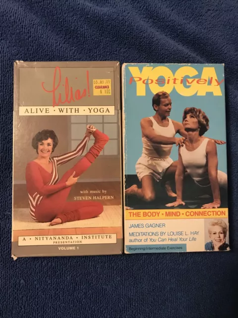 LOT OF 5 VHS Tapes Yoga Workout Cosmopolitan Lilias' Linda Arkin $19.00 -  PicClick