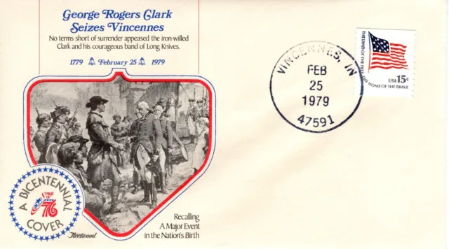 George Rodgers Clark Seizes Vincennes, Vincennes, In  1979  Fdc17173