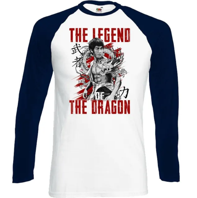 T-shirt uomo arti marziali Legend of the Dragon MMA allenamento top palestra 2