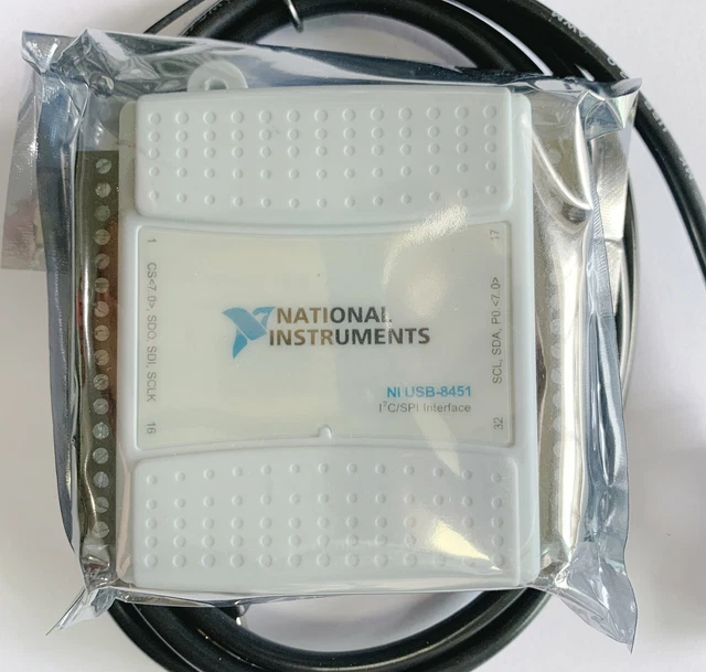Ni Lin Interface Module NATIONAL INSTRUMENTS 192317C-02 NI USB-8451 I2C/SPI Interface Module £ ...