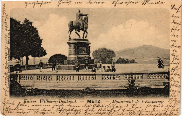 CPA AK METZ - Monument to the Emperor (473825)