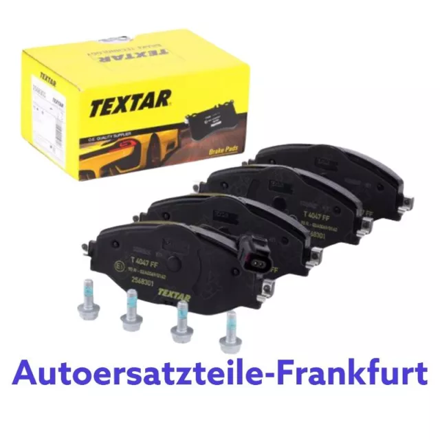 TEXTAR Bremsbeläge VORNE VW GOLF 7 PASSAT 3G B8 TIGUAN TOURAN 5T ARTEON T-ROC