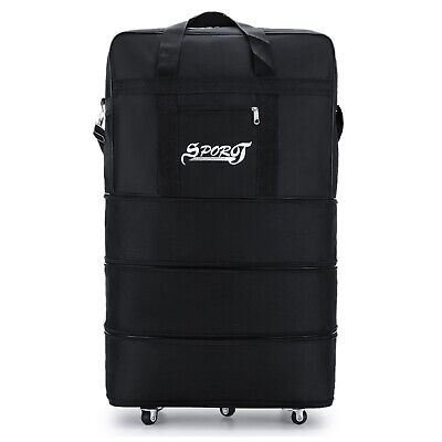 32 34 42" 3-layer Expandable Rolling Wheeled Duffle Bag Luggage Spinner Suitcase 2