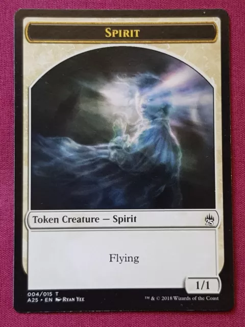 Magic The Gathering MASTERS 25 SPIRIT TOKEN card MTG