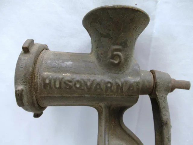 Antique Reliance Made In Sweden Husqvarna Meat Grinder Nut Metal Collectibles * 2