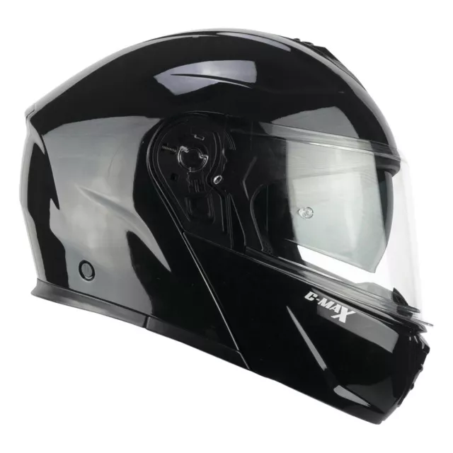 Casco Modulare Cgm 569A C-Max Mono Nero Opaco Ece 22.06