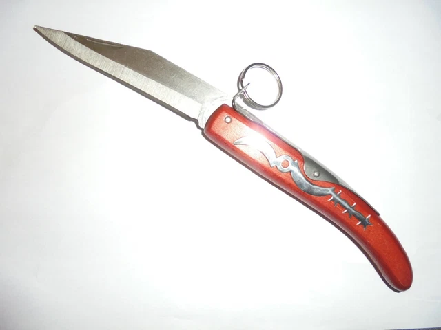 Couteau Pliant, Couteau de Poche Tranchant avec Lame Acier D2 satiné et Manche texturé G10