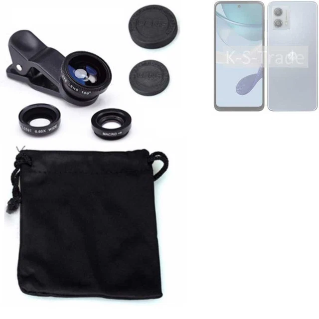 Pour Motorola Moto G53y 5G Objectifs Smartphone Lentilles fisheye macro grand an