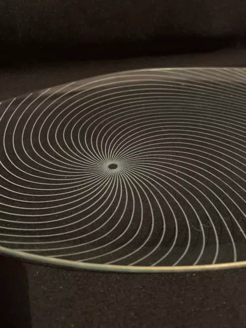 Chance Glass Swirl Mid Century Platter